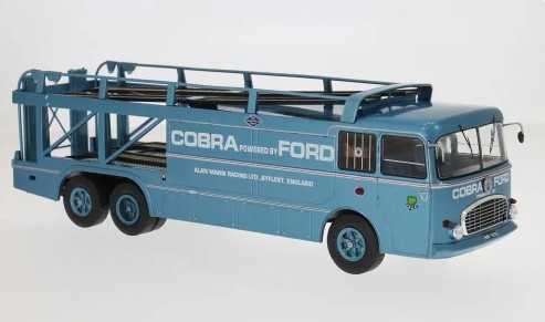 Fiat Bartoletti 306/2 Renntransporter 1956 Blauw - 1:43